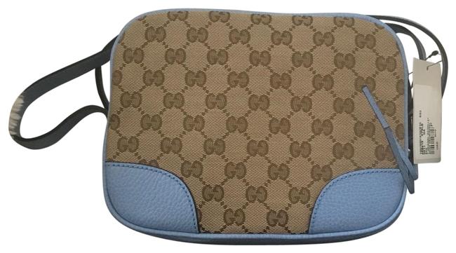 Gucci Camera Mircoguccissima Blue Cross Body Bag