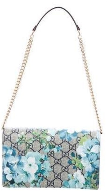 Gucci Chain Wallet Blooms Red Shoulder Bag