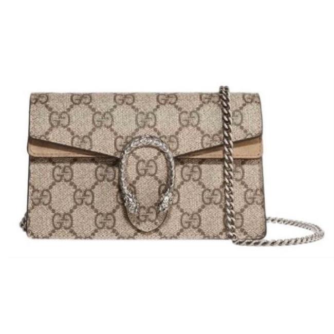 Gucci Dionysus Super Mini Gg Supreme Logo Cross Body Bag