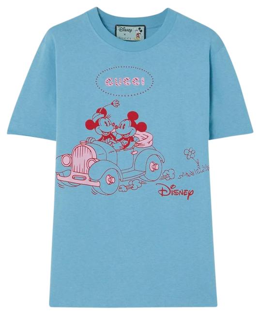 Gucci Disney Mickey Logo Printed Tee Shirt 12 L