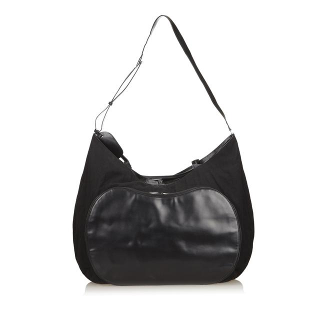 Gucci Extra Black Fabric and Pvc Weekend Travel Bag