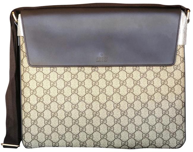 Gucci Gg 353429 Kgdig Cocoa Messenger Bag