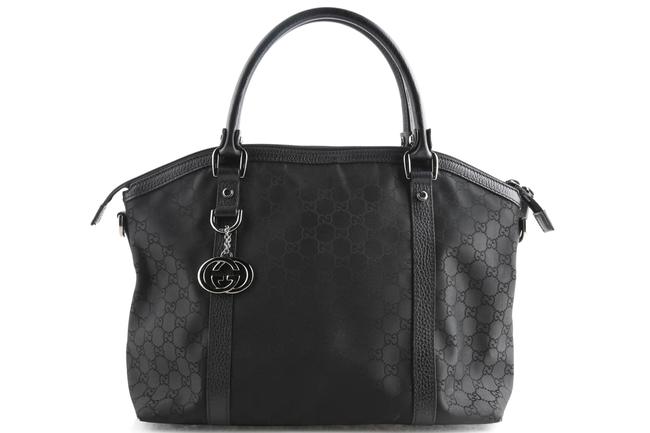 Gucci Gg Black Nylon Shoulder Bag