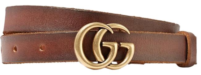Gucci Gg Logo Leather 90 Belt