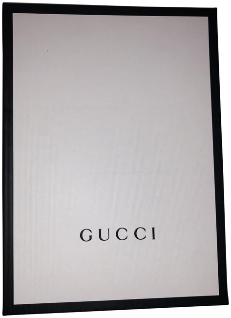 Gucci Gg Monogram Black Leather Clutch