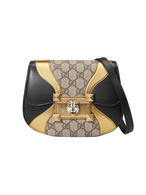 Gucci GG Supreme Shoulder Osiride Black Cross Body Bag