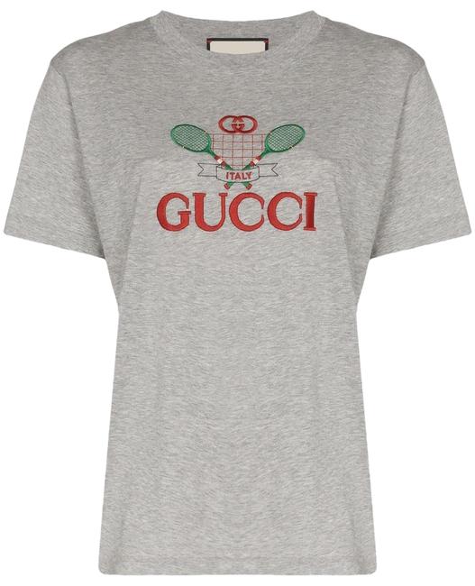 Gucci Gray Spk New T shirt with Tennis S Tee Shirt