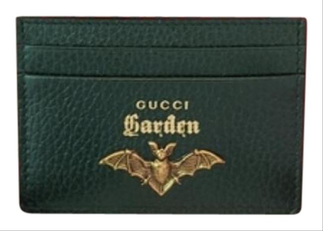 Gucci Green *exclusive* Bat Card Holder Wallet