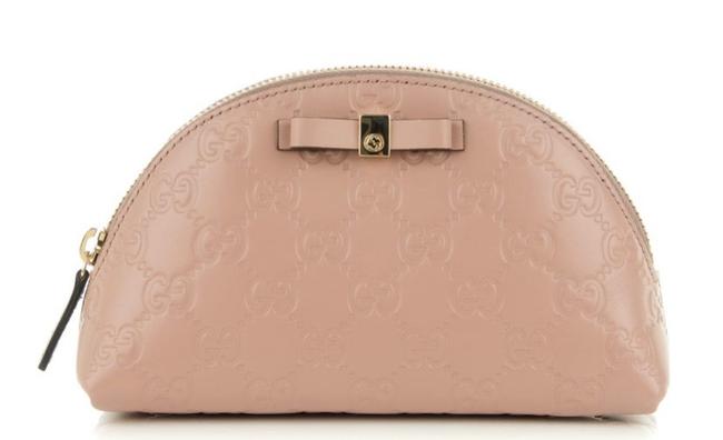 Gucci Guccissima Bow Cosmetic Bag