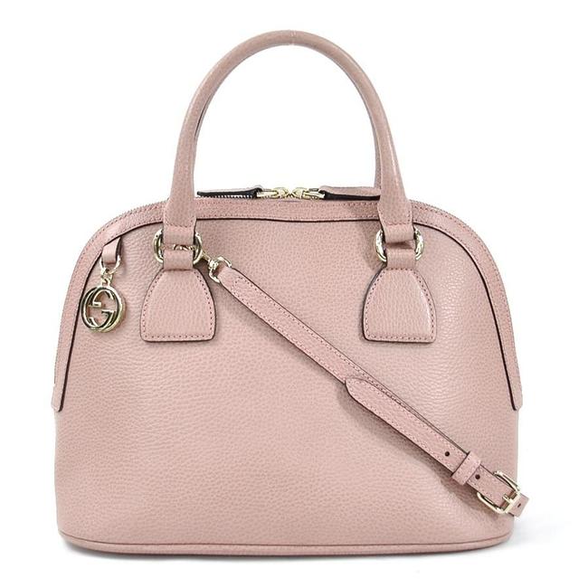 Gucci Handbag 2way Interlocking Ladies 449662 I0381 Pink Leather Shoulder Bag