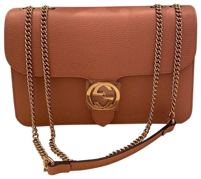 Gucci Handbag Pink Leather Shoulder Bag