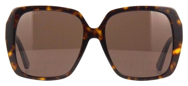 Gucci Havana   Brown Gg0533sa 002 Oversized Sunglasses