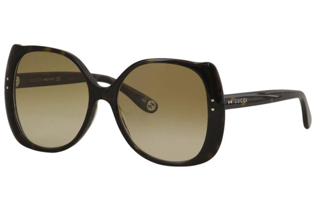 Gucci Havana Womens Logo Gg0472s Gg 0472 S 002 56mm Sunglasses