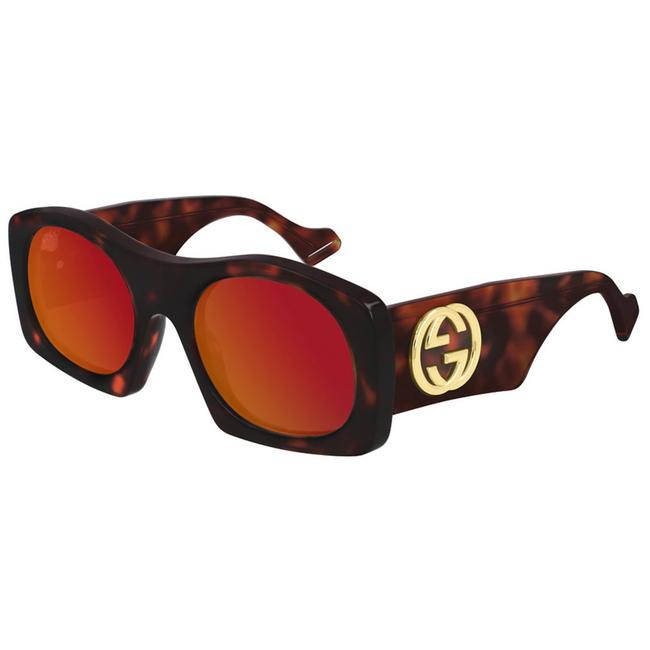 Gucci Havana Red 003 Fashion Inspired Gg0628s 003 Havana Red Sunglasses