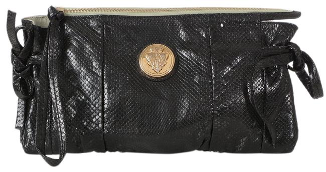 Gucci Hysteria Black Python Clutch