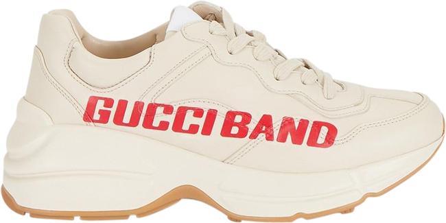 Gucci Ivory Eu38 Us8 Rhyton Band Sneakers