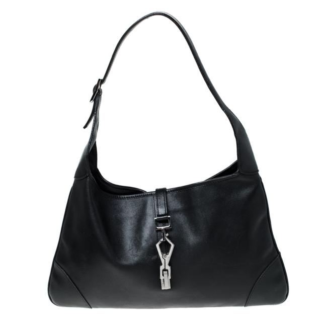 Gucci Jackie Black Leather Shoulder Bag