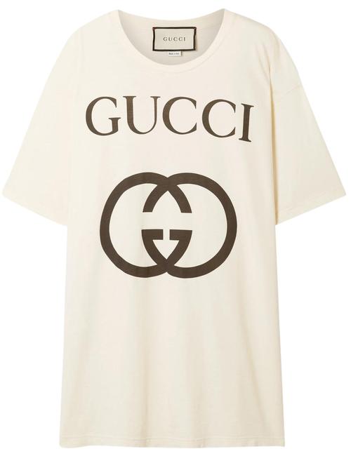 Gucci Jersey XS Printed Cotton jersey T shirt Women Tee Shirt 2 XS