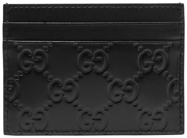 Gucci Marmont New Quilted Card Case New Black Leather Clutch