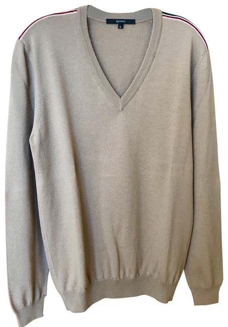 Gucci Mens V Neck Brown Sweater