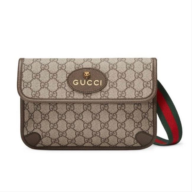 Gucci Messenger Belt Gg Supreme Logo Cross Body Bag