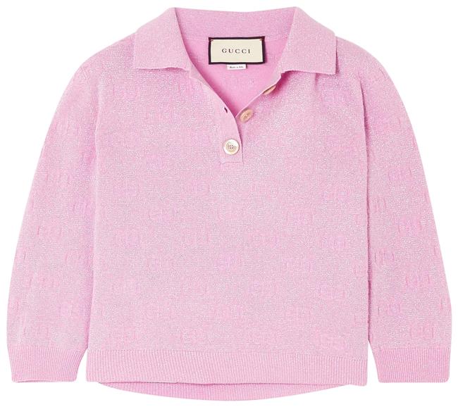 Gucci Metallic Intarsia Wool blend Sweater