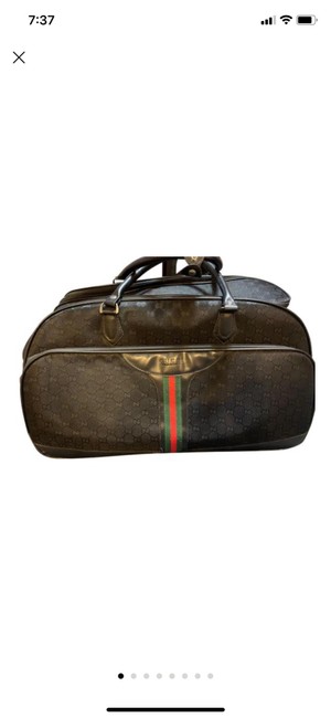 Gucci Monogram Canvas Black Weekend Travel Bag