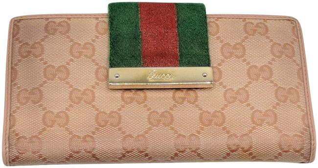Gucci Monogram Wallet Gg Supreme Canvas Clutch