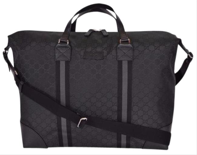 Gucci Nylon Black Weekend Travel Bag