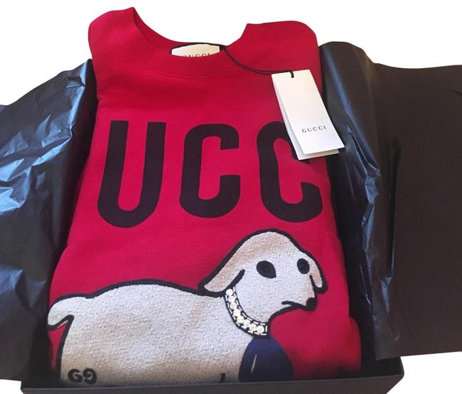 Gucci Oversized Lamb Red Sweater