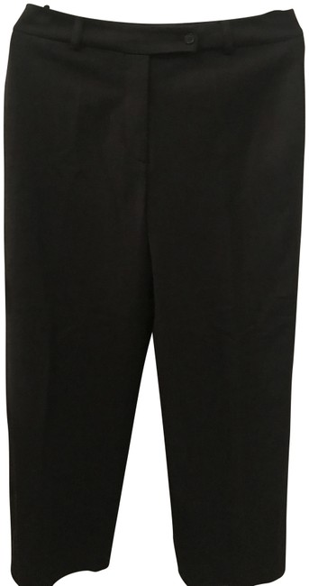Gucci Black Wool Wide Legged Pants 10 M, 31