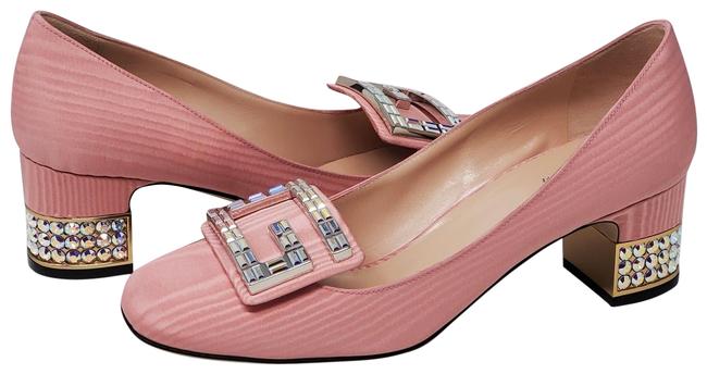 Gucci Pink Madelyn Moiret Pumps 