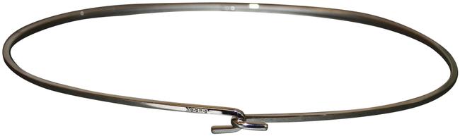 Gucci Plain Metal Silver Belt