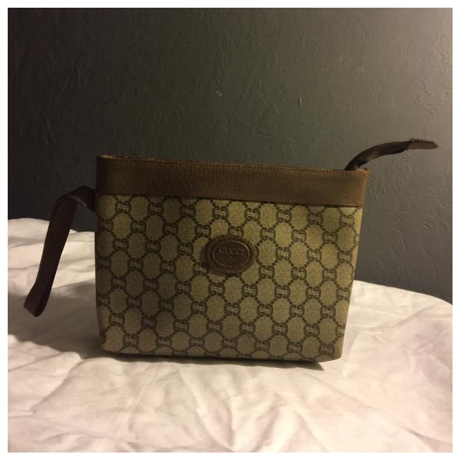 Gucci Plus Leather Brown Clutch