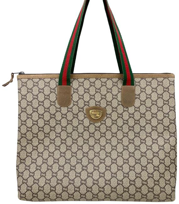 Gucci Plus Vintage Monogram Pvc Tote