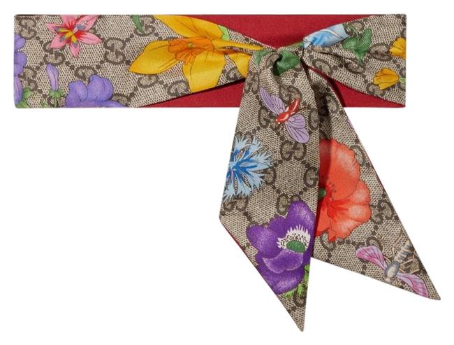 Gucci Printed Silk twill Scarf Wrap