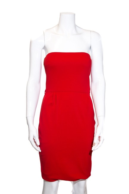 Gucci Red Strapless Short Cocktail Dress 0 XS