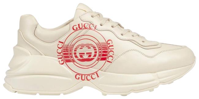 Gucci Rhyton Disk Logo Leather Sneakers
