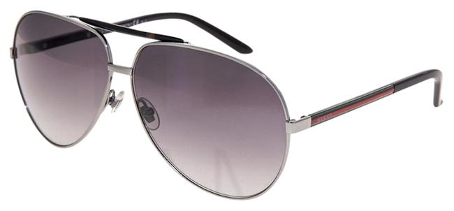 Gucci Ruthenium Black Web 1933 Metal Aviator Gradient Gg1933s Sunglasses