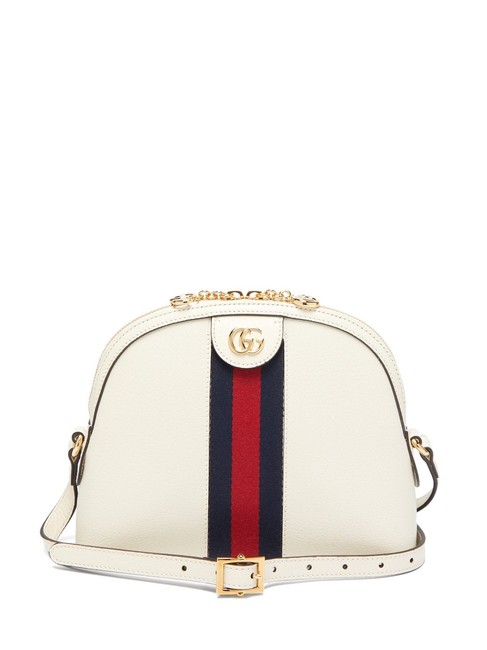 Gucci Shoulder Dome New Ophidia Supreme Canvas Leather Cross Body Bag