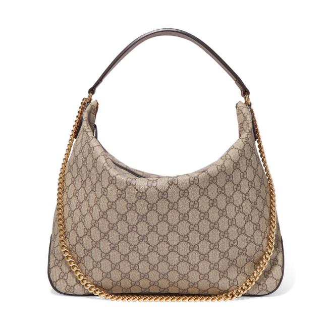 Gucci Shoulder Linea A Large Supreme Logo Hobo Bag