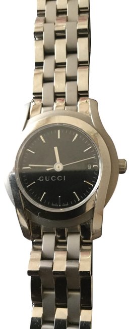 Gucci Silver G Class Round Shaped Watch