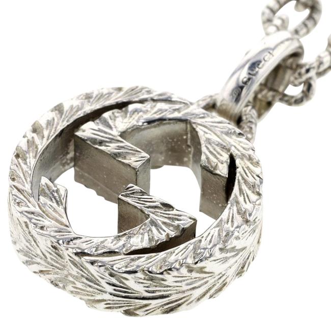 Gucci Silver Interlocking 925 Ladies K90823555 Pd1 Necklace