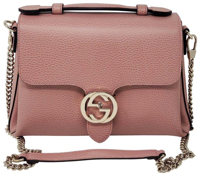 Gucci Small Interlocking with Chain Pink Shoulder Bag