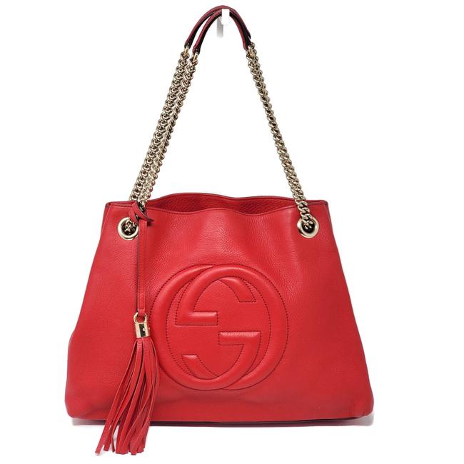 Gucci Soho Medium Red Cross Body Bag