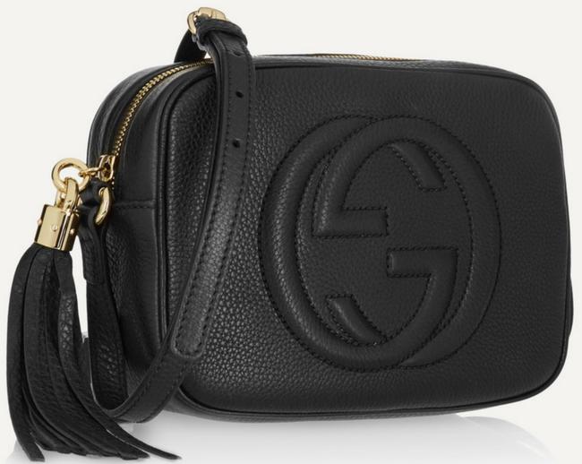 Gucci Soho New Camera Black Leather Cross Body Bag
