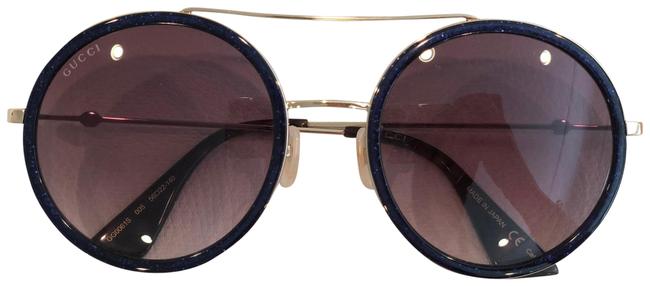 Gucci Sparkle Navy Gg0061s 005 Sunglasses