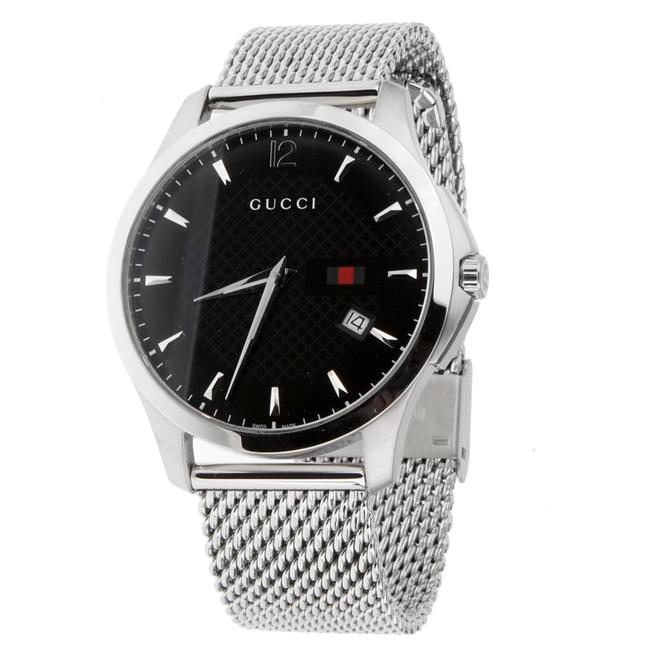 Gucci Stainless Steel G Timeless Black Dial 1178 Watch