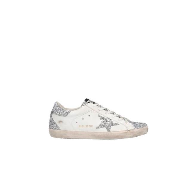 Gucci Star Glitter Leather Sneakers