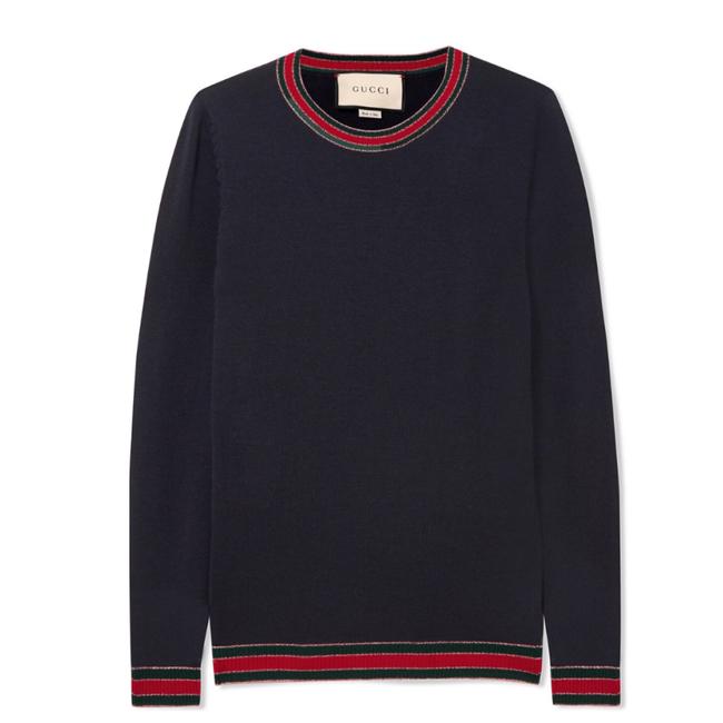 Gucci Merino Striped Knit Sweater